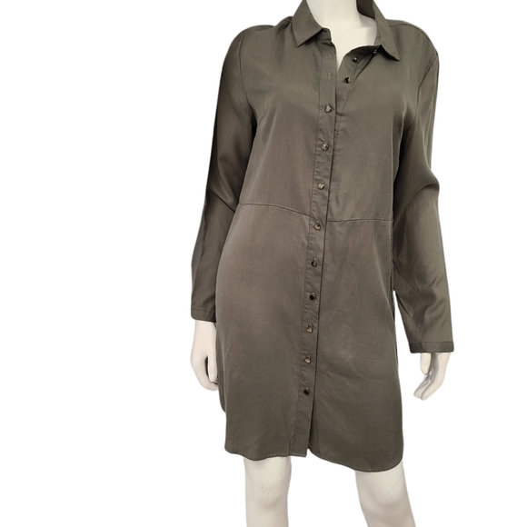 Charlie Paige Gray Tunic sz Medium - Picture 5 of 10